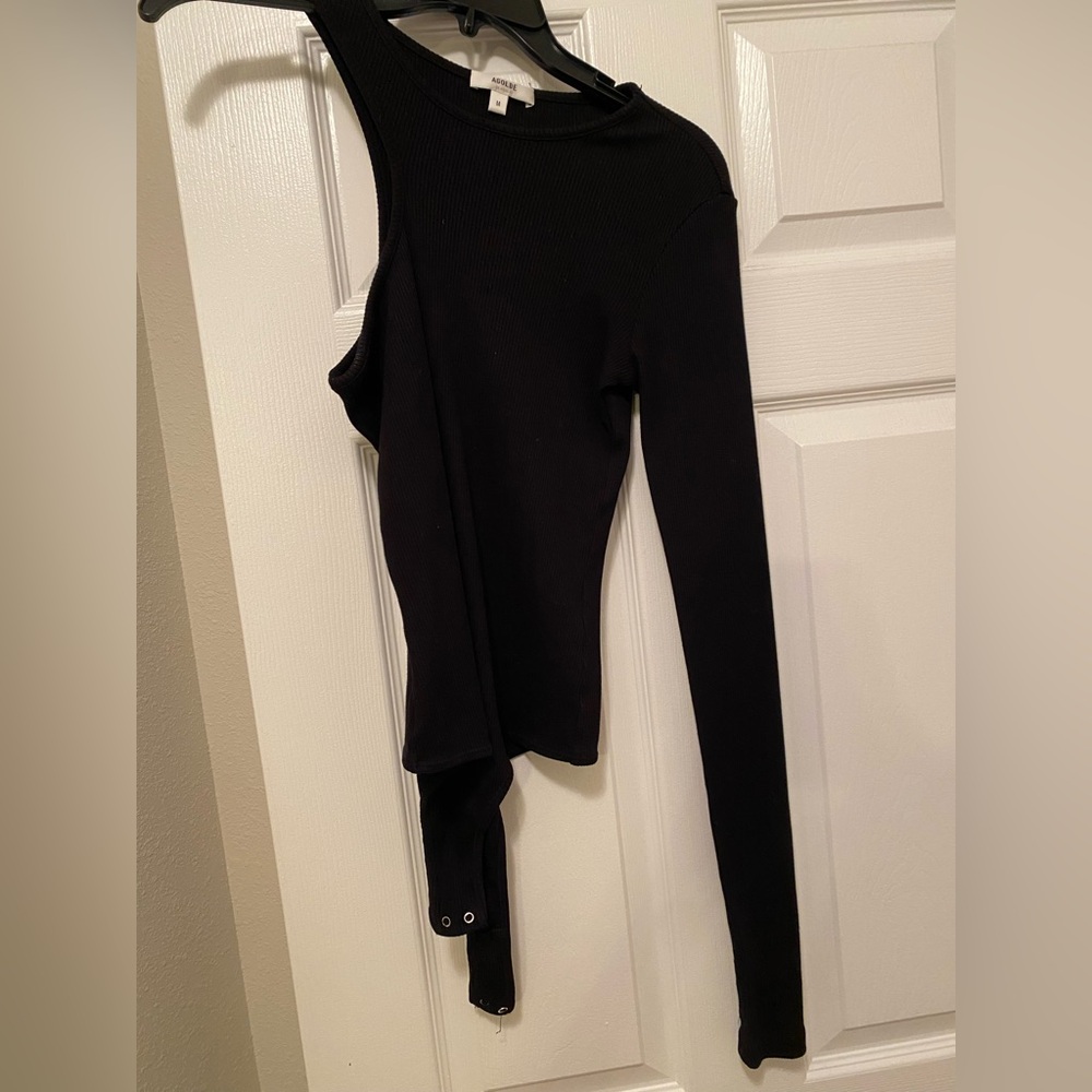 Agolde black bodysuit